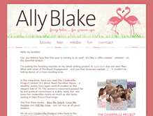 Tablet Screenshot of allyblake.com